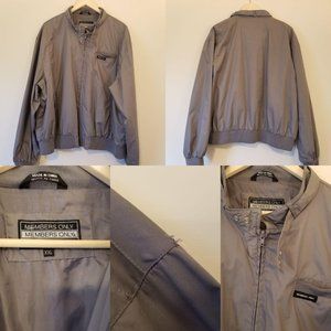 Members Only Jacket. Gray. Vintage. Size XXL
